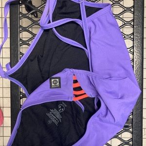 Purple Jolyn Suit tie back